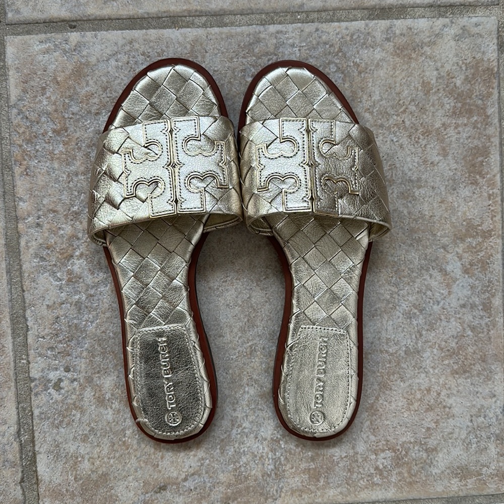 Tory Burch Ines Woven Slide